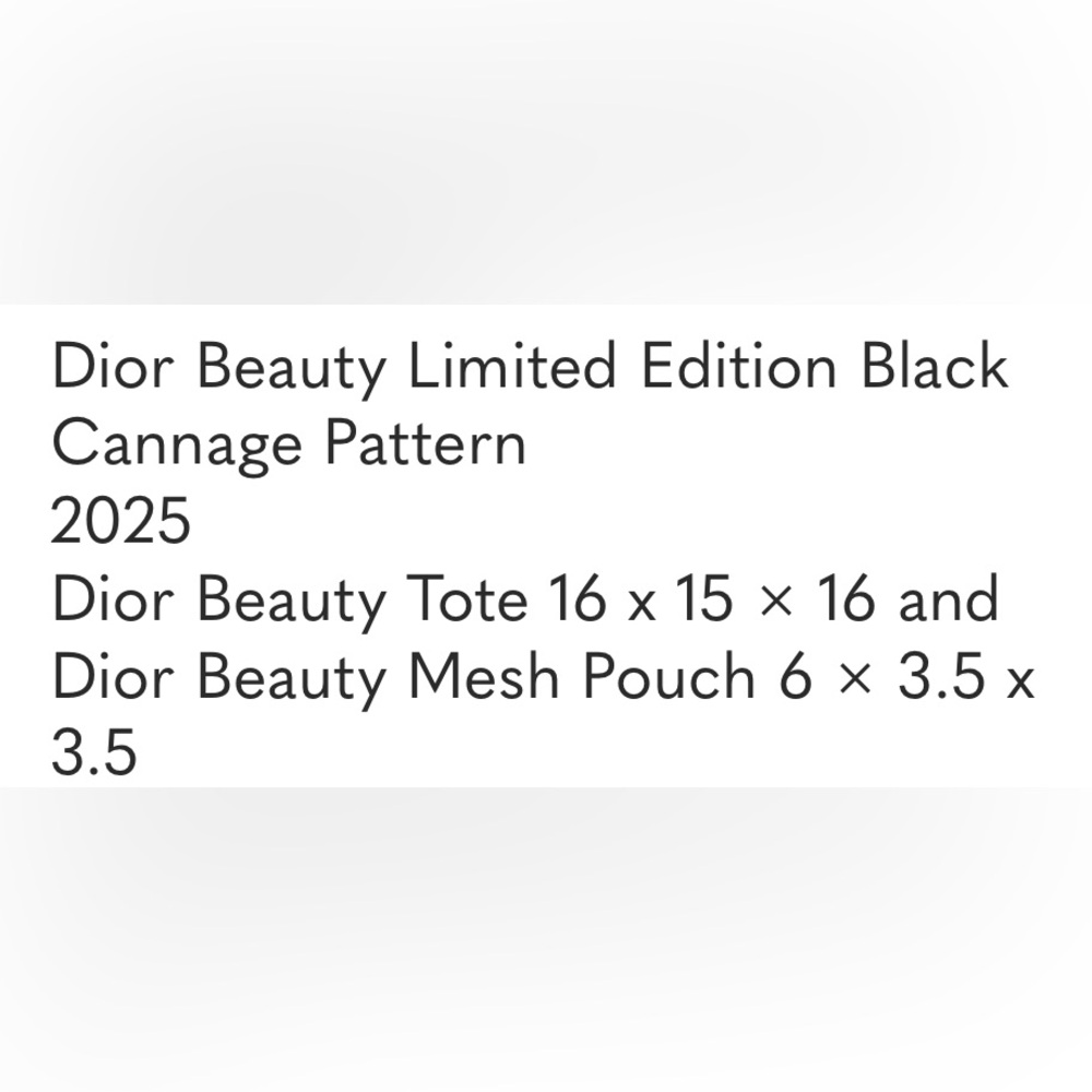 Dior Cannage limited Edition Tote bag and Pouch EUC - Picture 4 of 4
